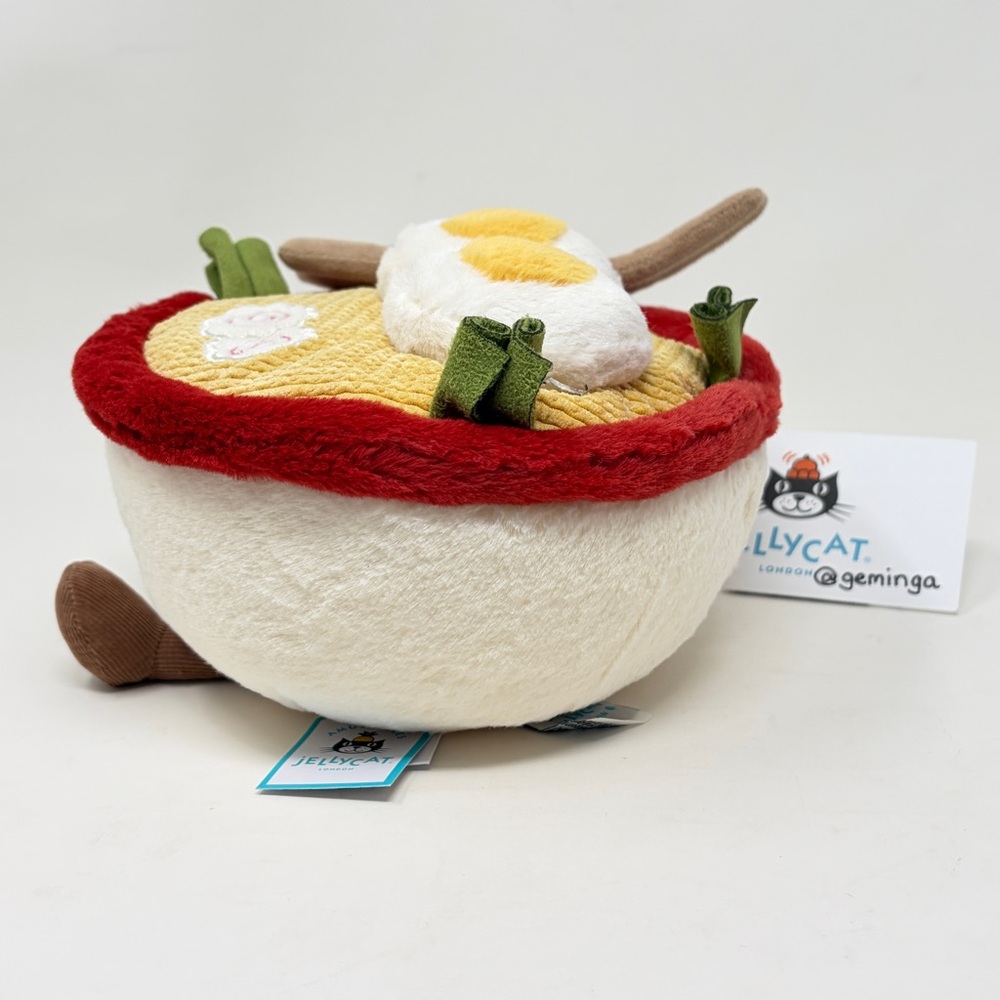 Jellycat Amuseables Ramen, RARE RETIRED NWT - Picture 3 of 12